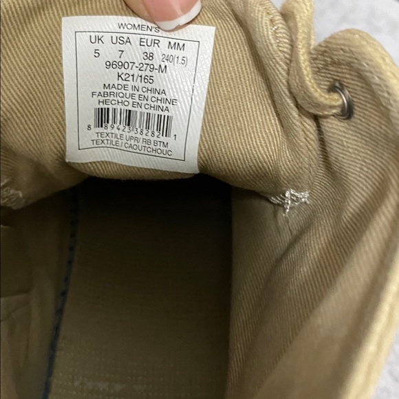 Palladium Beige Lace-Up High Top Athletic Boots Size 7 - Picture 14 of 16